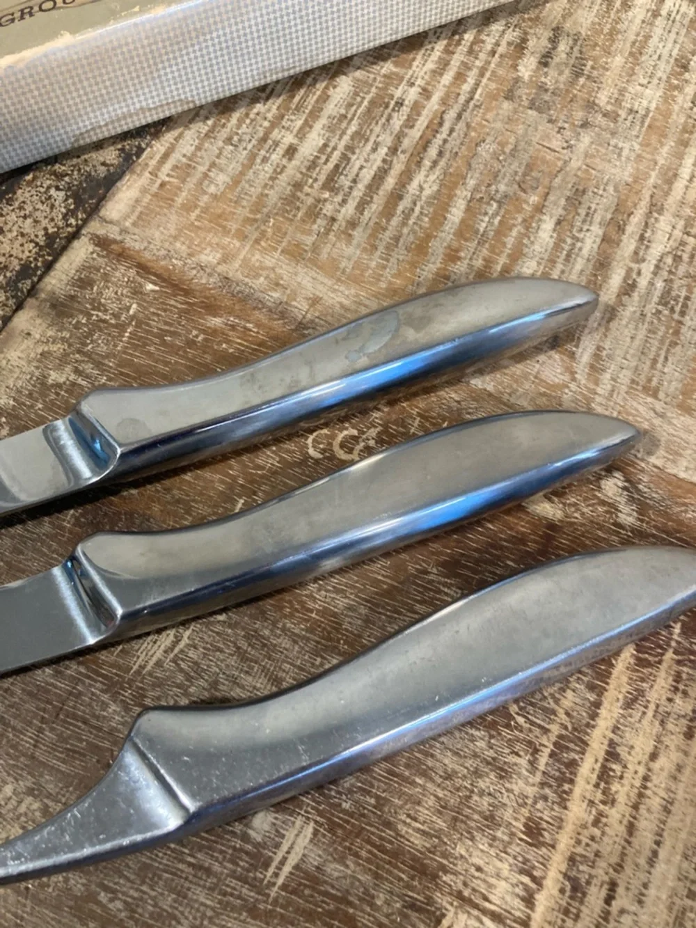 Retro 3-Piece Carving Set - Stainless Steel - Japan